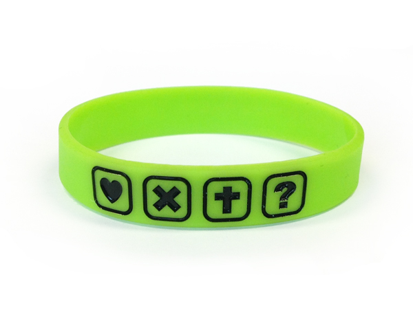 Lime green wristband (190mm)